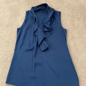 Elie Tahari Blue Blouse